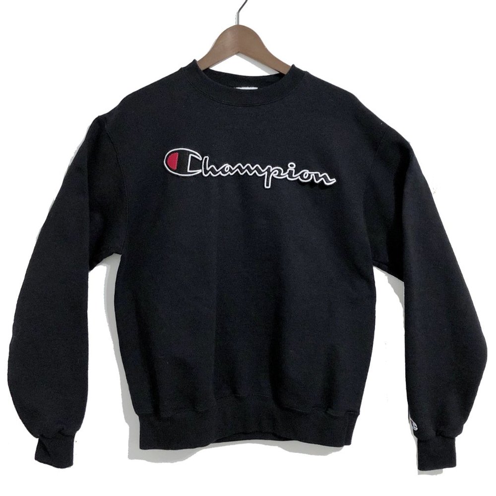 Champion Eco Logo Spellout Embroidered Sweatshirt